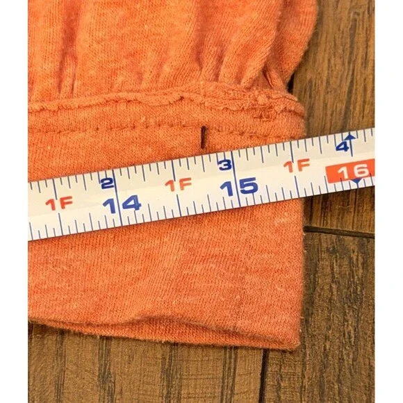 We The Free Dream Wrap Crop Top Blood Orange Wmn's Size M Open Back Sleeveless - Picture 7 of 10